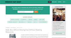 Desktop Screenshot of productsthatcount.com