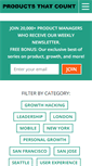 Mobile Screenshot of productsthatcount.com